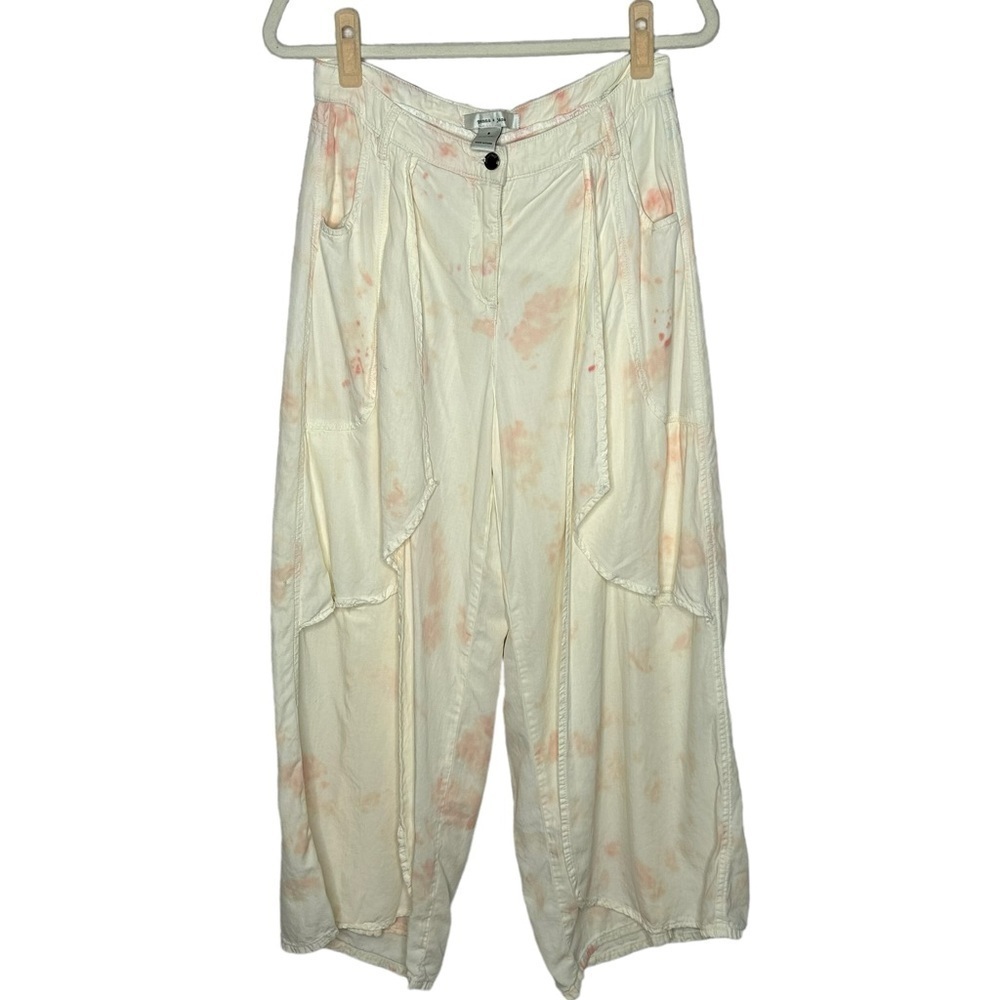 Gemma + Jane Soft Pink Tie Dye Wide Leg Pants